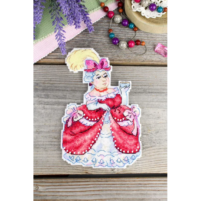 Cross stitch kit "First sister" 16x10 cm SR-1116