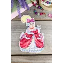 Cross stitch kit "First sister" 16x10 cm SR-1116