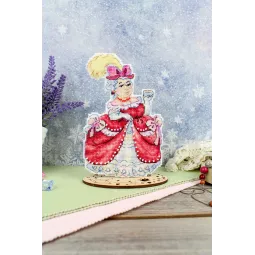 Kryželiu siuvinėjimo rinkinys „Pirmoji sesuo“ 16x10 cm SR-1116