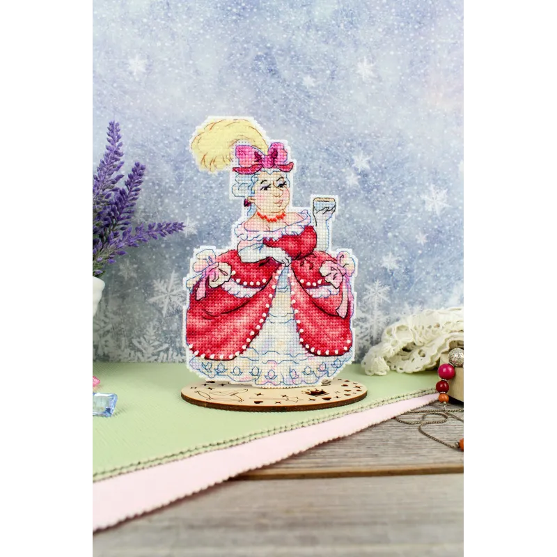 Cross stitch kit "First sister" 16x10 cm SR-1116