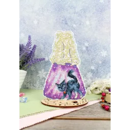 Kreuzstich-Set "Stiefmutter" 16x10 cm SR-1115