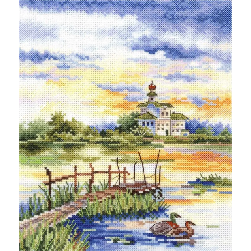 Cross stitch kit "Harmony of the morning" 20x16 cm SNV-916