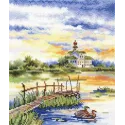 Cross stitch kit "Harmony of the morning" 20x16 cm SNV-916