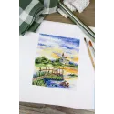 Cross stitch kit "Harmony of the morning" 20x16 cm SNV-916