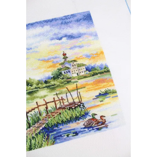 Cross stitch kit "Harmony of the morning" 20x16 cm SNV-916