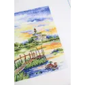 Cross stitch kit "Harmony of the morning" 20x16 cm SNV-916
