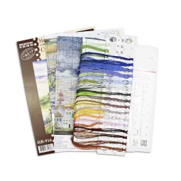 Набор для вышивания крестиком «Гармония утра» 20x16 см SNV-916