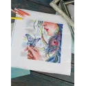 Cross stitch kit "My soul" 20x20 cm SNV-907