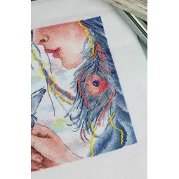 Kreuzstich-Set "Meine Seele" 20x20 cm SNV-907