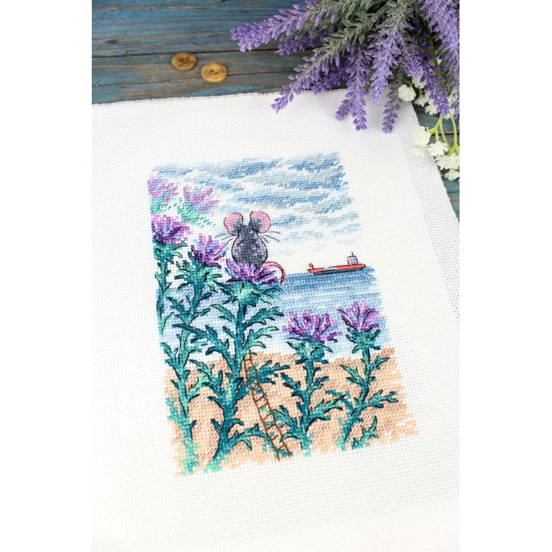 Cross stitch kit "A piece of the sea" 18x13 cm SM-985