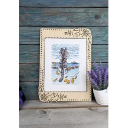 Набор для вышивания крестиком «Меланхолия» 18x13 см SM-784