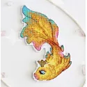 Kit de point de croix "Faites un vœu" 12x8 cm SR-898