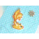 Kit de point de croix "Faites un vœu" 12x8 cm SR-898