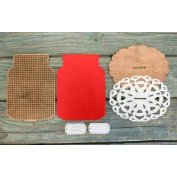 Cross-stitch on wooden base "Summer juice" 13*12*9 cm SO-117