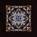 Cross stitch kit "Persian Motifs. Pattern 2" 11x11 cm SNV-968