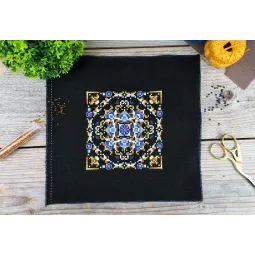 Набор для вышивания крестиком "Персидские мотивы. Узор 2" 11x11 см SNV-968