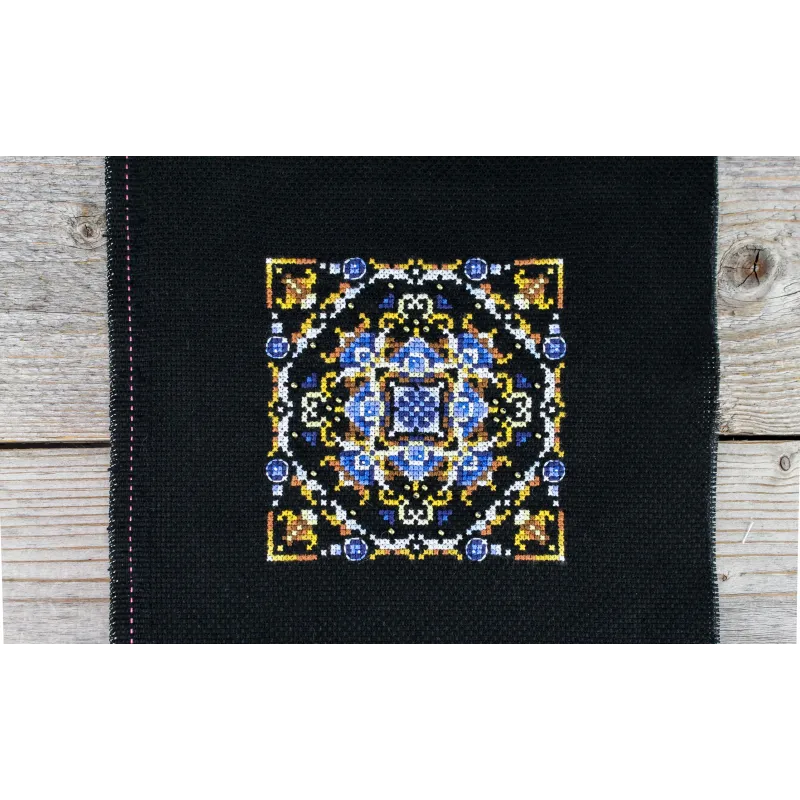 Cross stitch kit "Persian Motifs. Pattern 2" 11x11 cm SNV-968