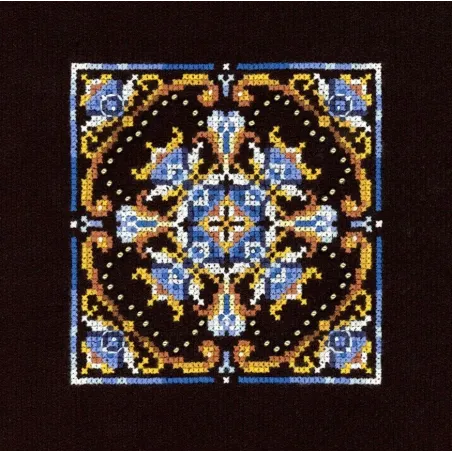 Cross stitch kit "Persian Motifs. Pattern 1" 11x11 cm SNV-967