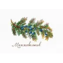 Cross Stitch Kit "Geschenke der Natur. Juniper" 12x16 cm SNV-913