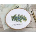 Cross Stitch Kit "Geschenke der Natur. Juniper" 12x16 cm SNV-913