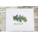 Cross Stitch Kit "Geschenke der Natur. Juniper" 12x16 cm SNV-913