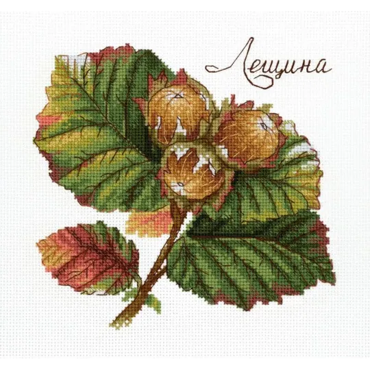 Cross Stitch Kit "Подарки природы. Хейзел" 13x13 см SNV-912