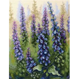 Набор для вышивания крестиком "Необычный наперстянка" 27x20 см SNV-909