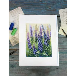 Cross stitch kit "Unusual foxglove" 27x20 cm SNV-909