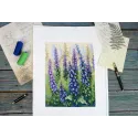 Cross Stitch Kit "Необычный Foxglove" 27x20 см SNV-909