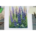 Cross Stitch Kit "Необычный Foxglove" 27x20 см SNV-909