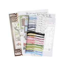 Kreuzstich-Set "Sampler. Katzen" 20x20 cm SNV-894