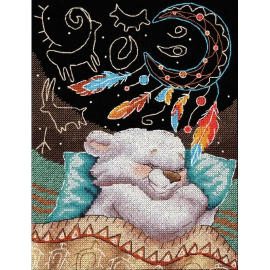 Cross stitch kit "Sweet dreams" 20x15 cm SNV-893