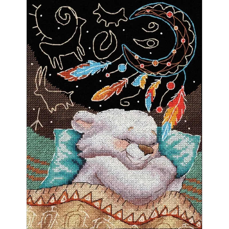 Cross stitch kit "Sweet dreams" 20x15 cm SNV-893