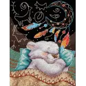 Cross stitch kit "Sweet dreams" 20x15 cm SNV-893