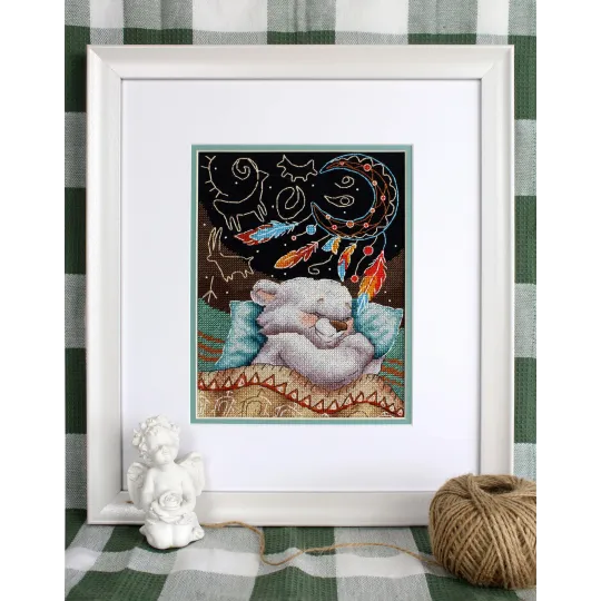 Cross stitch kit "Sweet dreams" 20x15 cm SNV-893