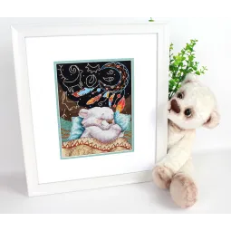 Cross stitch kit "Sweet dreams" 20x15 cm SNV-893