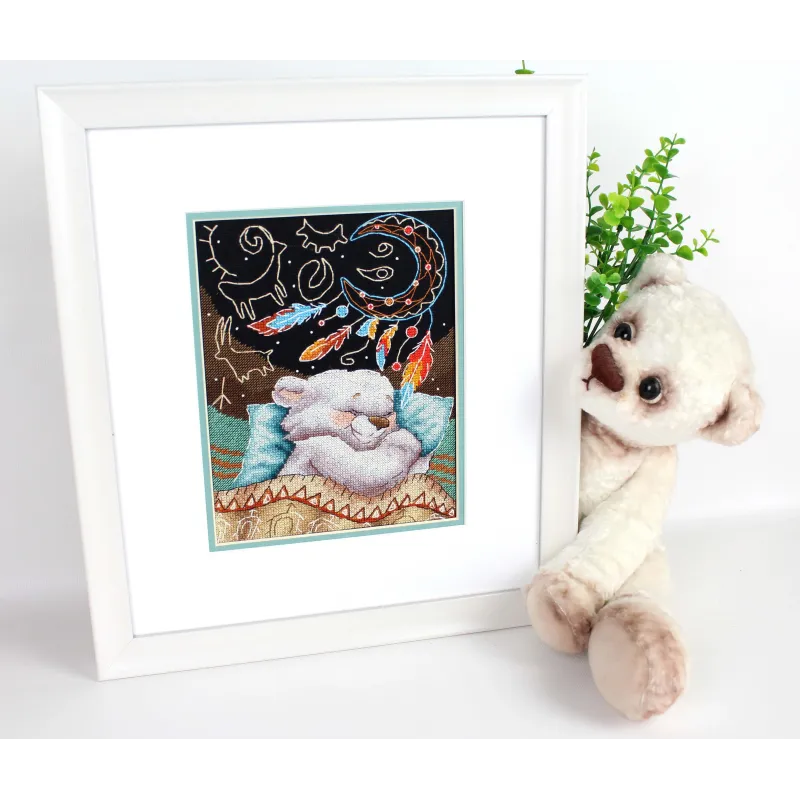 Cross stitch kit "Sweet dreams" 20x15 cm SNV-893