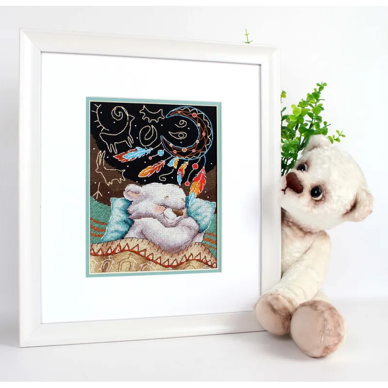 Cross stitch kit "Sweet dreams" 20x15 cm SNV-893