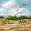 Cross stitch kit "Rural expanses" 11x11 cm SM-994