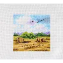 Cross stitch kit "Rural expanses" 11x11 cm SM-994