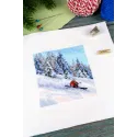 Cross stitch kit "On the mountainside" 11x11 cm SM-987