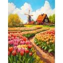 Diamantenmalerei mit Unterrahmen Tulpen 30x40 cm VA848 Diamantenmalerei mit Unterrahmen Tulpen 30x40 cm VA848