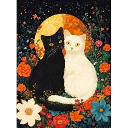 Diamond Painting with subframe Cats 30x40 cm VA837
