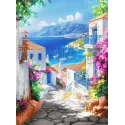 Diamant Painting mit Unterrahmen Wunderbare Bucht 30x40 cm VA831