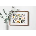 Kreuzstich-Set "Halloween Sampler" 38x27cm SLETIL8225