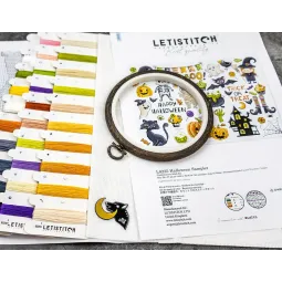 Kreuzstich-Set "Halloween Sampler" 38x27m SLETIL8225