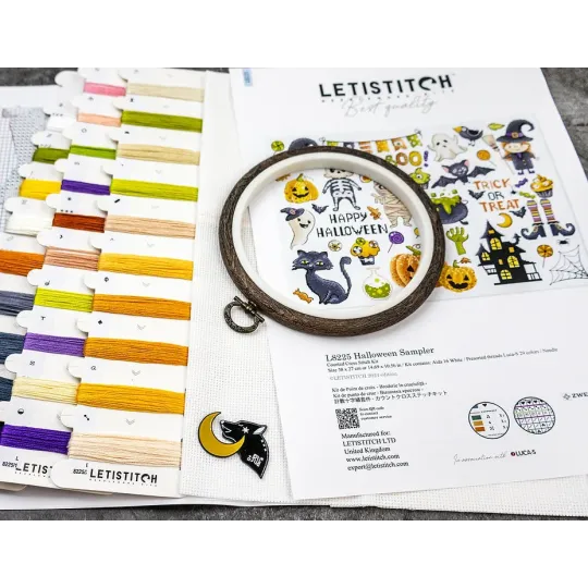 Kreuzstich-Set "Halloween Sampler" 38x27m SLETIL8225