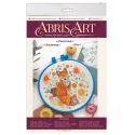 Cross-stitch kit with Hoop Included Foxy 15x15 cm AAHM-009