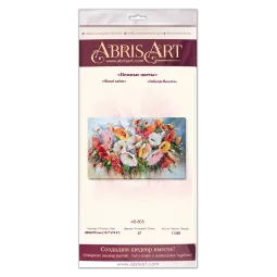 Haupt-Bead Embroidery Kit Zarte Blumen (Blumen) 27x40 cm AAB-805