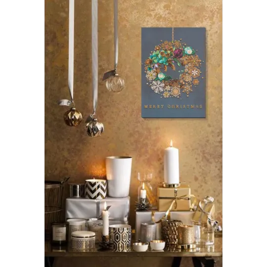 Kit de broderie de perles principal Couronne du Nouvel An (Conte d'hiver) AAB-828
